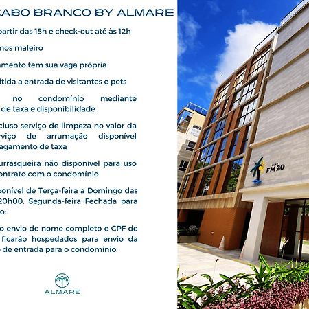 Апартаменти Flat Fm20 Cabo Branco Ocean - By Almare Жуан-Пессоа Екстер'єр фото